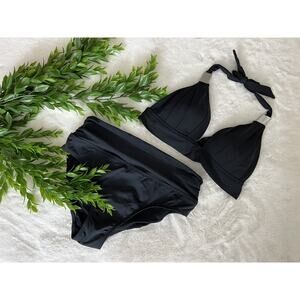 Marks & Spencer Size 6 Black Bikini Set Bottoms Size 4 Top